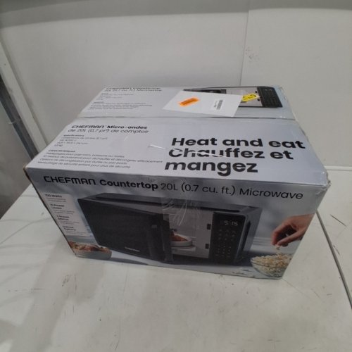 CHEFMAN COUNTERTOP MICROWAVE OVEN - 0.7 CU.FT. - BLACK (MODEL: RJ55-7-V2-CA) image 5