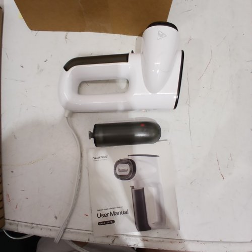 NEAKASA MAGIC 1 HANDHELD VACUUM GARMENT STEAMER WITH ADDITONAL WATER RESERVOIR - 110-240V - WHITE (MODEL: HN0270S) image 3