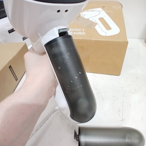 NEAKASA MAGIC 1 HANDHELD VACUUM GARMENT STEAMER WITH ADDITONAL WATER RESERVOIR - 110-240V - WHITE (MODEL: HN0270S) image 4