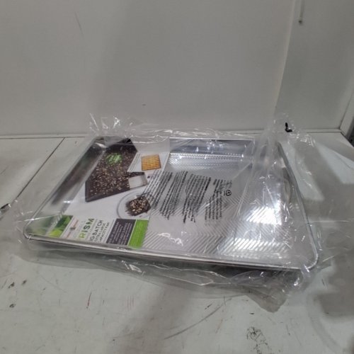 NORDIC WARE NATURALS PRISM TEXTURED ALUMINUM MEDIUM BAKING SHEET - 14.5"X10" image 2