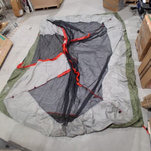 BPS DOME TENT 4 PERSON - 11FT X 9FT - GREEN/RED image 3