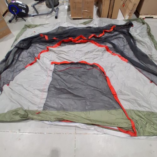 BPS DOME TENT 4 PERSON - 11FT X 9FT - GREEN/RED image 4