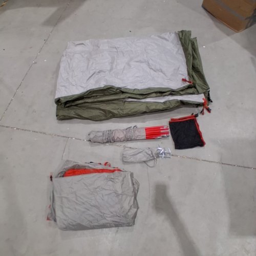 BPS DOME TENT 4 PERSON - 11FT X 9FT - GREEN/RED image 9