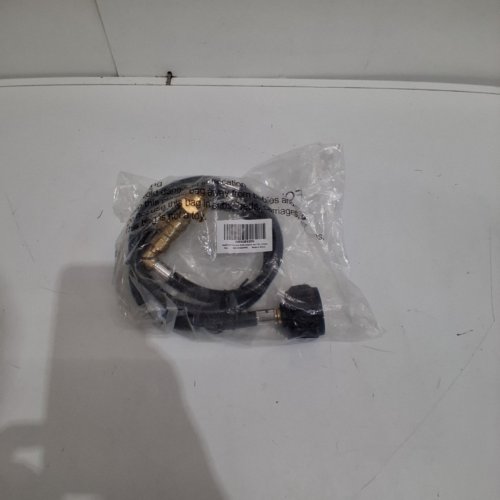 GASPRO PROPANE TANK REFILL ADAPTER HOSE WITH SAFETY SHUTOFF VALVE - 3FT - FILL 1 LBS BOTTLE FROM 20 LBS TANK - BLACK image 2