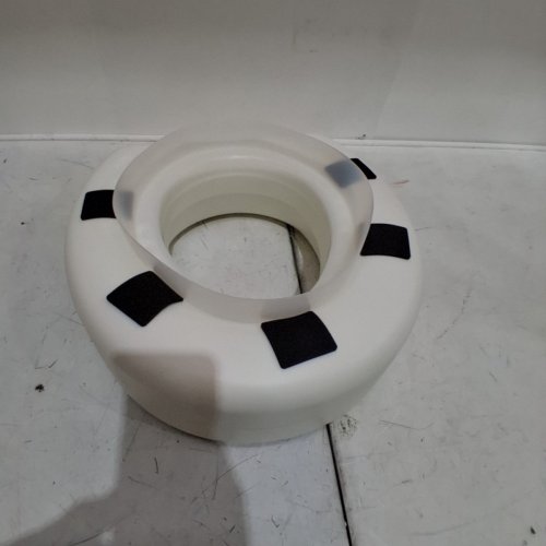 HEALTHSMART PORTABLE ELEVATED ROUND TOILET SEAT RISER - 5" RAISED - WHITE (MODEL: 522-1508-1901) image 3