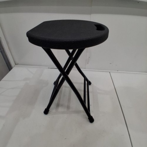 FOLDING BAR STOOL - 18" - BLACK image 2