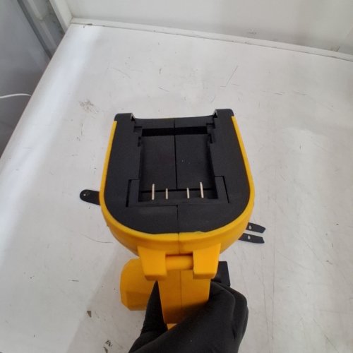 CORDLESS MINI CHAINSAW COMPATIBLE WITH DEWALT 20V MAX BATTERY *TOOL ONLY* - 12" BAR - YELLOW / BLACK image 2