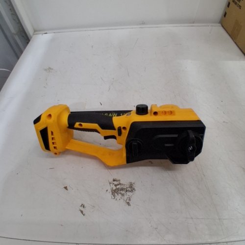 CORDLESS MINI CHAINSAW COMPATIBLE WITH DEWALT 20V MAX BATTERY *TOOL ONLY* - 12" BAR - YELLOW / BLACK image 5