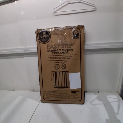 REGALO EASY STEP EXTRA WIDE BABY GATE - 30" X 29"-49" - WHITE (MODEL: 1164 EW DS) image 3