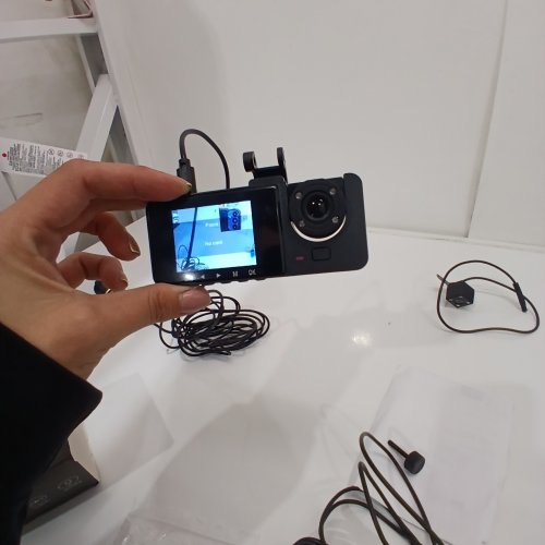 3 CHANNEL DASH CAM WITH 170°WIDE ANGLE - 4K+1080P image 2