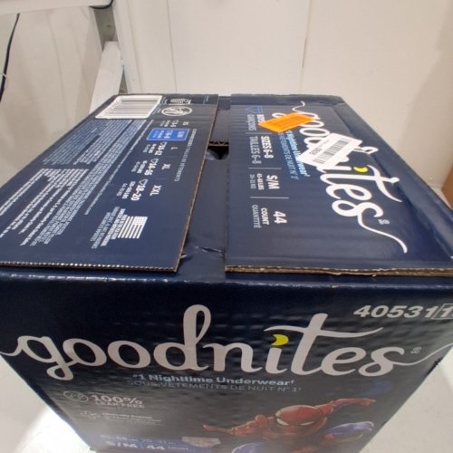 44PK GOODNITES BOYS' DISPOSABLE NIGHTTIME UNDERWEAR - S/M - SPIDERMAN image 3