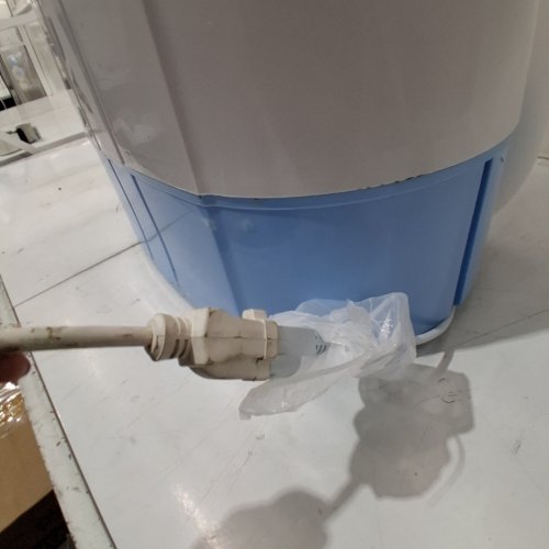 PYLE PURE CLEAN MINI TOP LOAD PORTABLE WASHER & SPIN DRYER - 7.7LBS CAPACITY - WHITE/BLUE (MODEL: PUCWM22) image 2