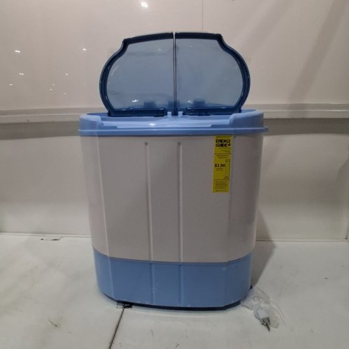 PYLE PURE CLEAN MINI TOP LOAD PORTABLE WASHER & SPIN DRYER - 7.7LBS CAPACITY - WHITE/BLUE (MODEL: PUCWM22) image 3