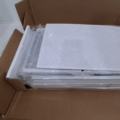 STORAGE CABINET DRESSER WITH 7 DRAWERS / REMOVABLE FABRIC BINS - 39" X 29" X 11" - WHITE (MODEL: H0101595-WHITE) image 4