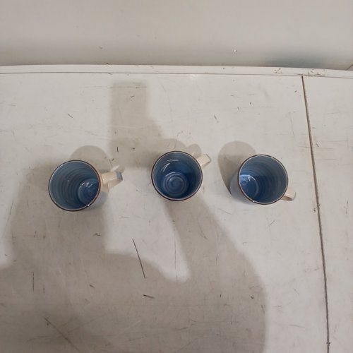3PK HOMETRENDS MUGS - 12 OZ - BLUE (STYLE: SOPHIA-M-X) image 4