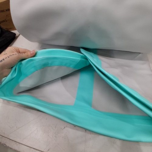 INFLATABLE GYMNASTICS AIR MAT WITH ELECTRIC PUMP - 20FT - WATER MINT GREEN (MODEL: 9764242) image 5