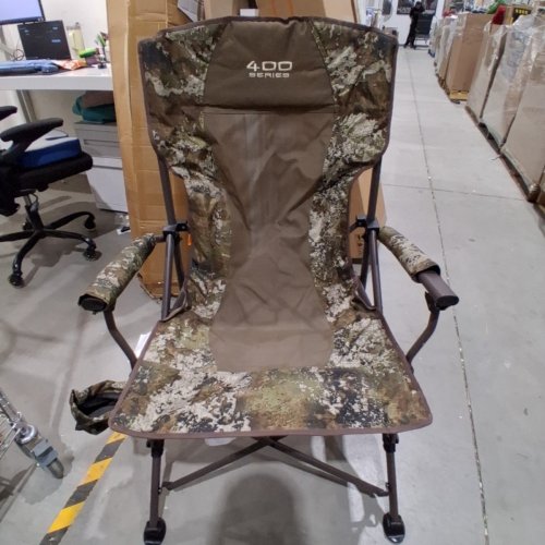 FOLDING HUNTING ARM CHAIR - 400LBS CAPACITY - TRUE TIMBER STRARA/CAMOUFLAGE (MODEL:CAB-400-FHC) image 4