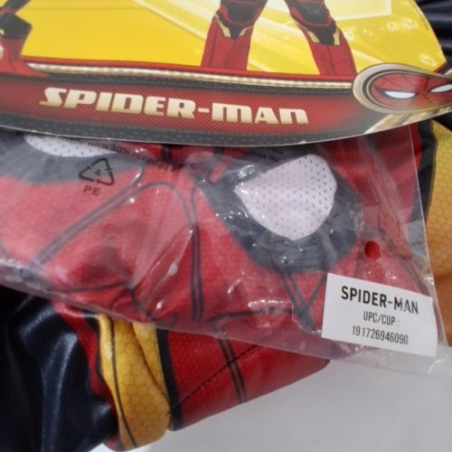 2PC BOYS JAZWARES COSTUME PLAY SPIDERMAN COSTUME - LARGE - BLACK/RED/GOLD (STYLE: JWC7206) image 3