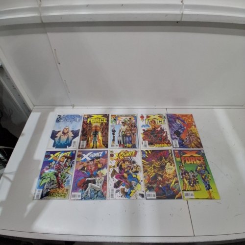 10 ASSTD MARVEL COMIC BOOKS - X-FORCE #40, 41, 42, 43, 44, 45, 49, 56, 70, 112 - VARIOUS AUTHORS image 2