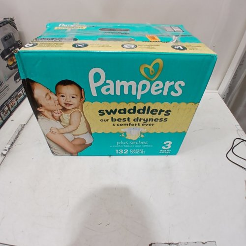 132PK PAMPERS SWADDLERS DIAPERS - SIZE 3 (1326LB) image 3