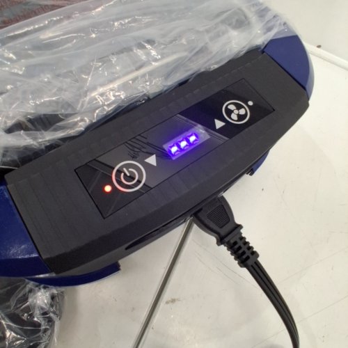 CUSIMAX ELECTRIC PORTABLE INDOOR SMOKELESS GRILL WITH 13.8" X 8" COOKING SURFACE - 1500W - BLUE (MODEL: CMRG-200) image 2