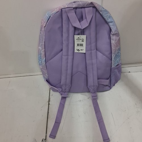 TRAVELWAY PRINTED BACKPACK - LAVENDER AND BLUE image 4