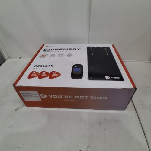 LIFEPRO BIOREMEDY INFRARED SAUNA WRAP - REGULAR (31"X71") - BLACK - (MODEL: ‎LP-BRMDYR-BLK) image 6
