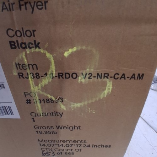 CHEFMAN MULTI-FUNCTIONAL AIR FRYER - 10L - BLACK - (MODEL: RJ38-10-RDO-V2-CA-AM) image 3