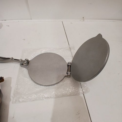 UNBRANDED MEXICAN MANUAL PIE/TORTILLA PRESS MAKER - 6.85" - SILVER image 4