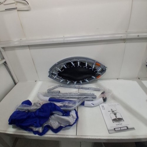 SERENELIFE PORTABLE & FOLDABLE TRAMPOLINE - 40" - BLUE/SILVER/BLACK (MODEL: SLSPT409) image 2