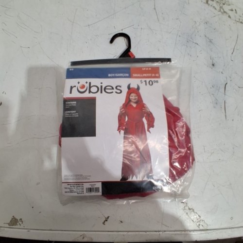 2PC KID'S RUBIES DEVIL COSTUME - SMALL (4-6) - RED (STYLE: DEVIL) image 2
