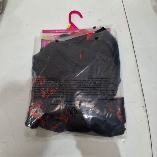 2PC GIRL'S PARTYHOLICS BLOODMOON BELLA COSTUME - LARGE (10-12) - BLACK / RED (STYLE: 14882 L) image 2