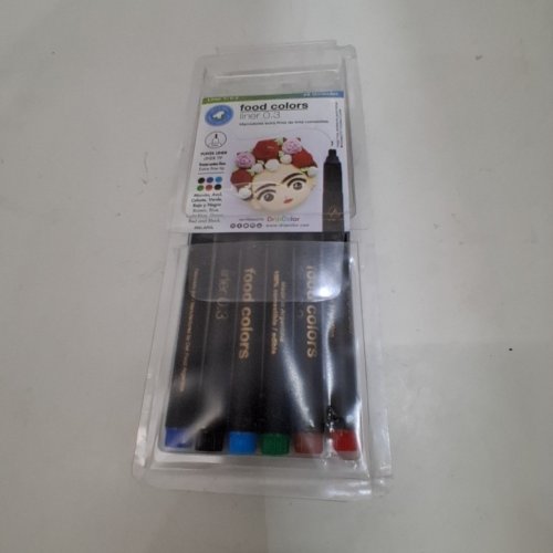 6PC DRIPCOLOR EDIBLE INK MARKERS - 0.3MM FINE TIP - ASSORTED COLOURS image 4
