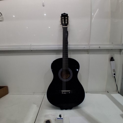 CLASSICAL GUITAR STARTER SET WOODEN ACOUSTIC GUITAR FOR BEGINNERS WITH CAPO, TUNER, AND CARRYING BAG - 38" - RIGHT HANDED - BLUE (MODEL: M5831) image 2