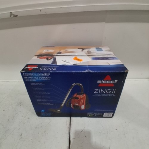 BISSELL ZING II BAGGED CANISTER VACUUM WITH 2 BAGS AND ACCESSORIES - RED (MODEL: 2154C) image 6