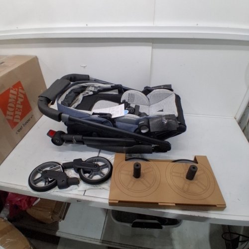 UPPABABY CRUZ® V3 2-IN-1 LIGHTWEIGHT LAY-FLAT OR RECLINE BABY STROLLER WITH FLEXRIDE SUSPENSION, SUN/RAIN COVERS AND STORAGE BASKET - MAX 50LBS - JULIAN DENIM BLUE (MODEL: 0403-CRZ-NA-JUL) image 2