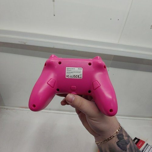 POWERA ENHANCED WIRED CONTROLLER FOR NINTENDO SWITCH - KIRBY PINK/BLUE (MODEL : KIRBY) image 3