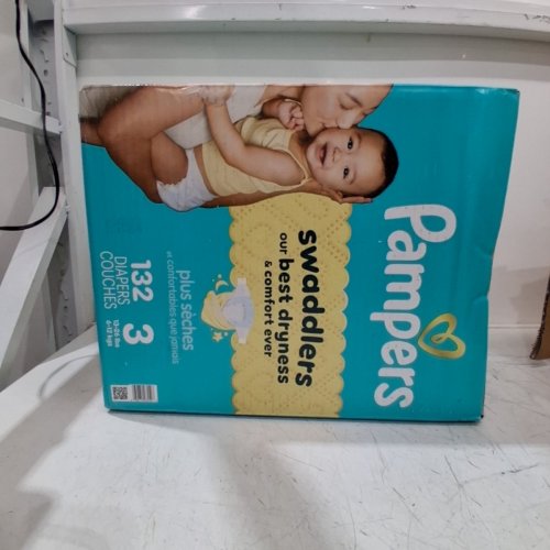 132PK PAMPERS SWADDLERS DIAPERS - SIZE 3 (1326LB) image 5