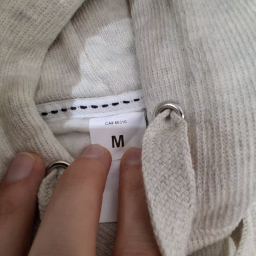 WOMENS SOFT HOODIE - MEDIUM - LIGHT GRAY image 3