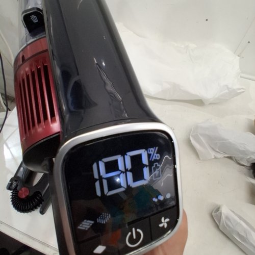 SHARK VERTEX PRO CORDLESS STICK VACUUM WITH IQ DISPLAY, DUOCLEAN POWERFINS AND MULTIFLEX - BLACK/RED (MODEL: IZ662H) image 2