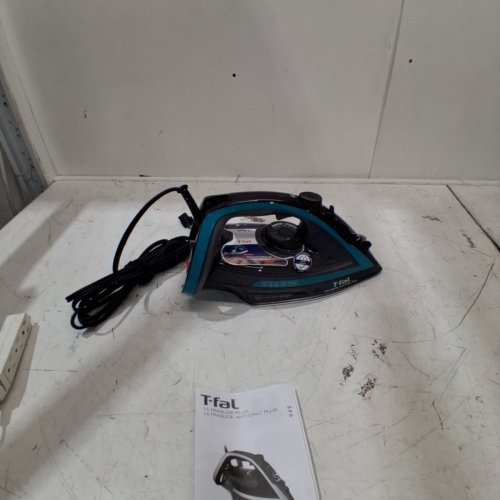 T-FAL ULTRAGLIDE PLUS ENHANCED STEAM IRON WITH CALCIUM COLLECTOR - BLACK/TEAL (MODEL: 1980969/FV5871Q0) image 3