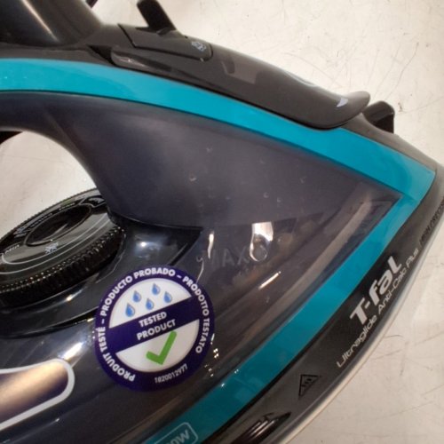 T-FAL ULTRAGLIDE PLUS ENHANCED STEAM IRON WITH CALCIUM COLLECTOR - BLACK/TEAL (MODEL: 1980969/FV5871Q0) image 4