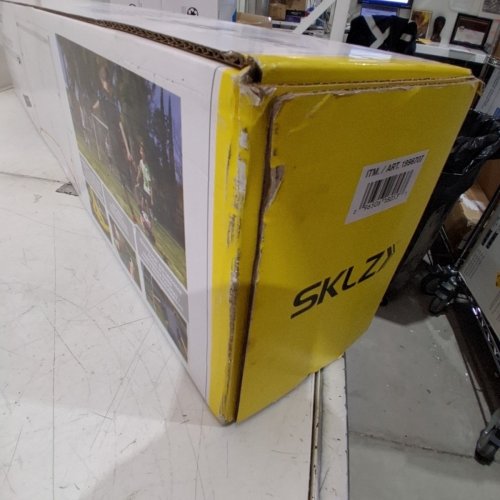 SKLZ QUICKSTAR SOCCER GOAL - 8FT X 5FT - WHITE/YELLOW/BLACK (MODEL: 1996707) image 3
