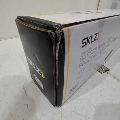 SKLZ QUICKSTAR SOCCER GOAL - 8FT X 5FT - WHITE/YELLOW/BLACK (MODEL: 1996707) image 4