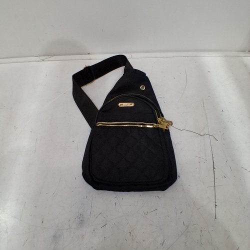 UNISEX AODEBIAO CROSSBODY SLING BACKPACK SMALL OVER THE SHOULDER - 2L - BLACK image 2
