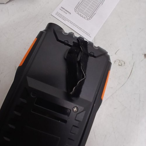 SOLAR-IN PORTABLE SOLAR POWER BANK AND FLASHLIGHT- BLACK / ORANGE (MODEL: YD-819) image 3