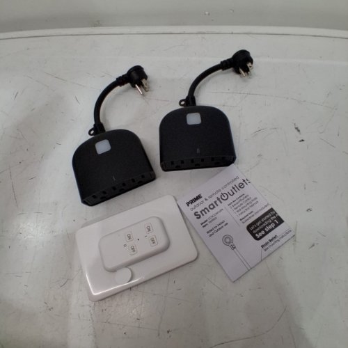 2PK PRIME OUTDOOR APP CONTROLLED SMART OUTLETS - BLACK (MODEL: 1829553) image 3