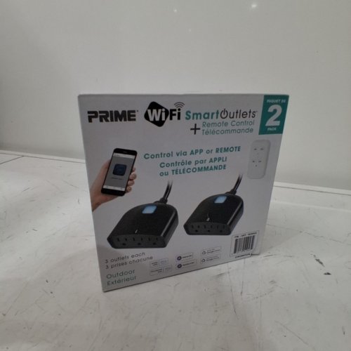 2PK PRIME OUTDOOR APP CONTROLLED SMART OUTLETS - BLACK (MODEL: 1829553) image 5