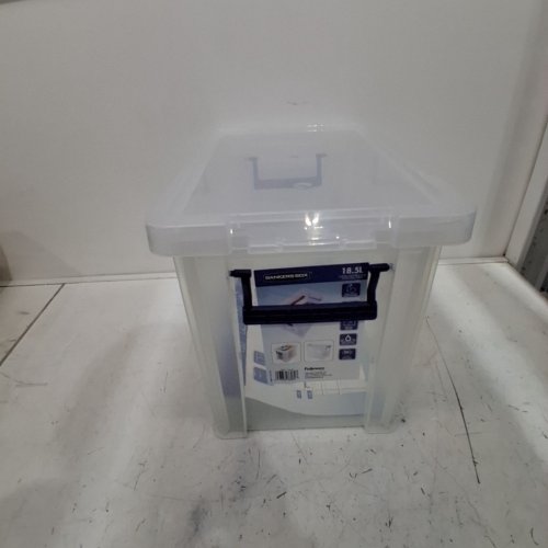BANKERS BOX STORAGE BOX - 18.5L - CLEAR - (MODEL:7730503) image 2