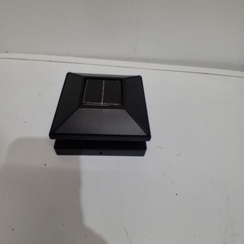6PK JOFIOS OUTDOOR WATERPROOF SOLAR POST CAP LIGHTS - 4" X 4" - BLACK image 3